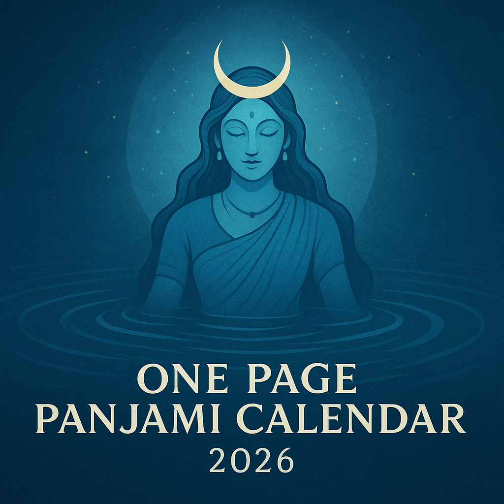 One Page Panchami Calendar – 2026